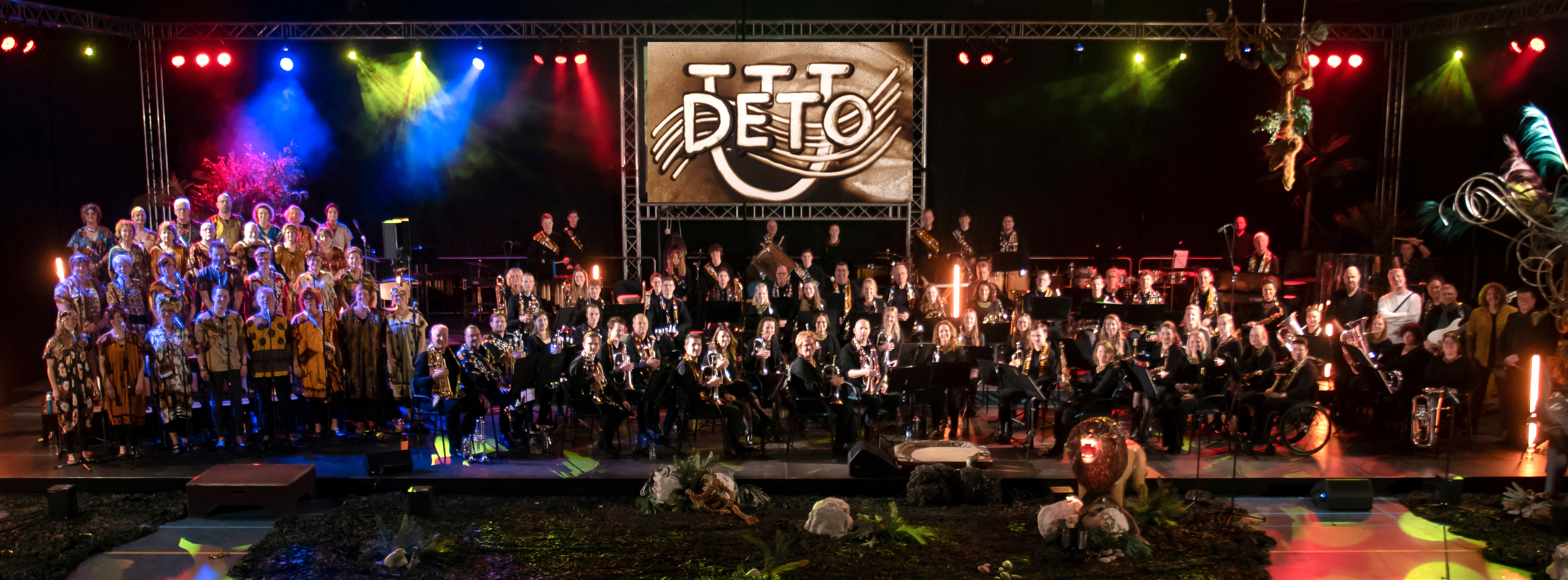 Determinato tijdens concert De Leeuwenkoning met samenwerking van De Zandtovenaar